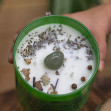 Load image into Gallery viewer, Financial Abundance - Growth &amp; Stability Intention Candle | Ritual Candle
