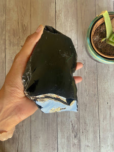 Black Obsidian Raw Stone - 509 Gm