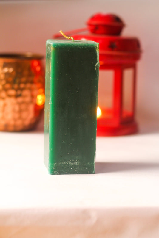 Green Pillar Candle | Candle for spell work