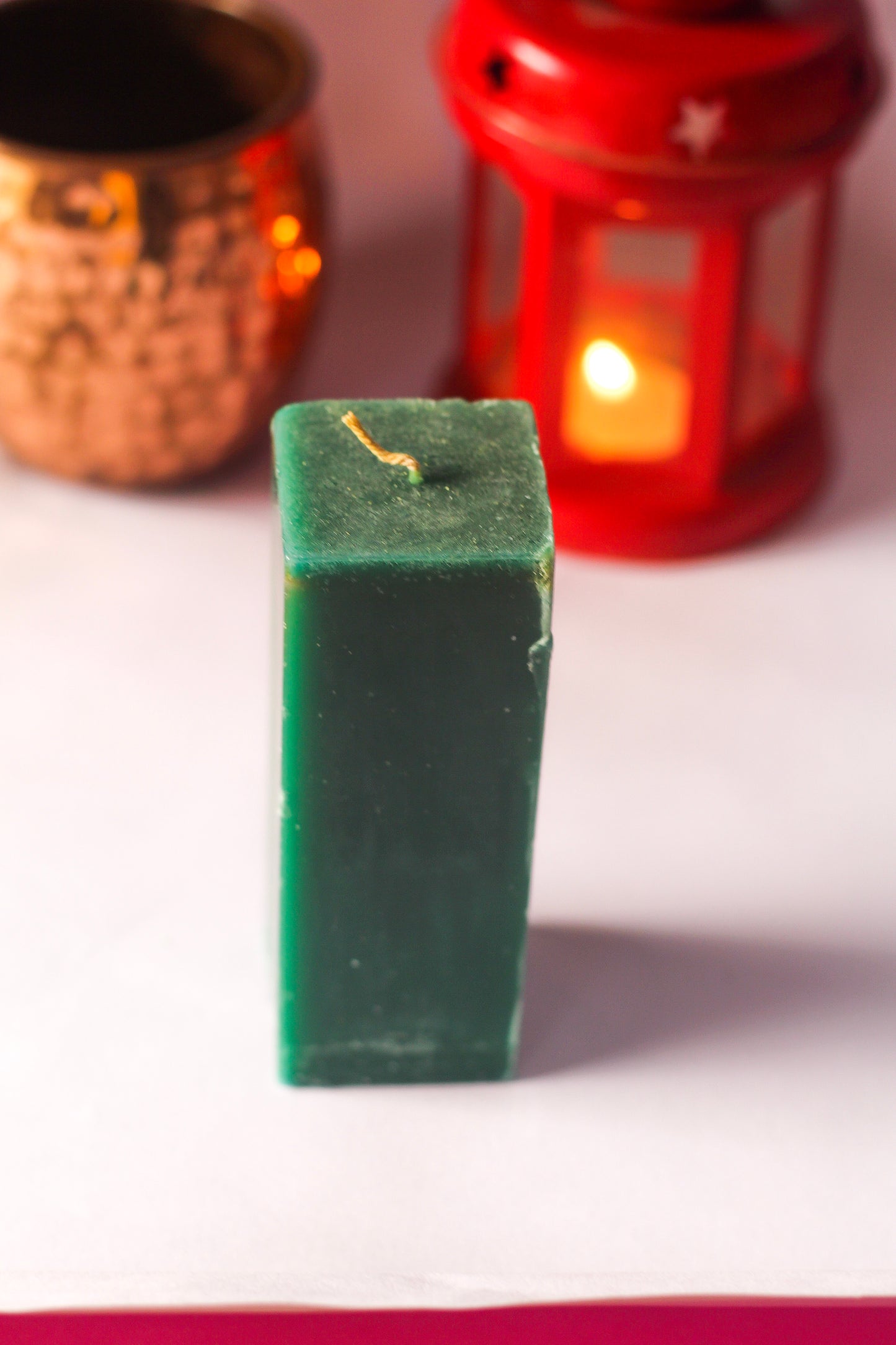 Green Pillar Candle | Candle for spell work