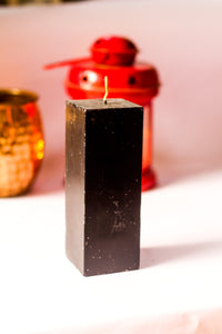 Black Pillar Candle | Candle for spell work