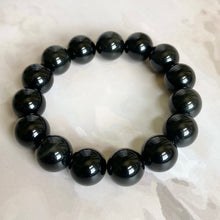 Load image into Gallery viewer, Rainbow Obsidian Bead Bracelet - 10mm | Protective Stone

