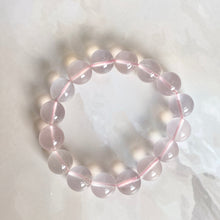 Load image into Gallery viewer, Superior Quality Rose Quartz Bead Bracelet - 10mm | Stone of Love &amp; Self Love
