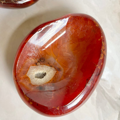 Orange Carnelian Bowl | Stone of Creativity & Opportunity