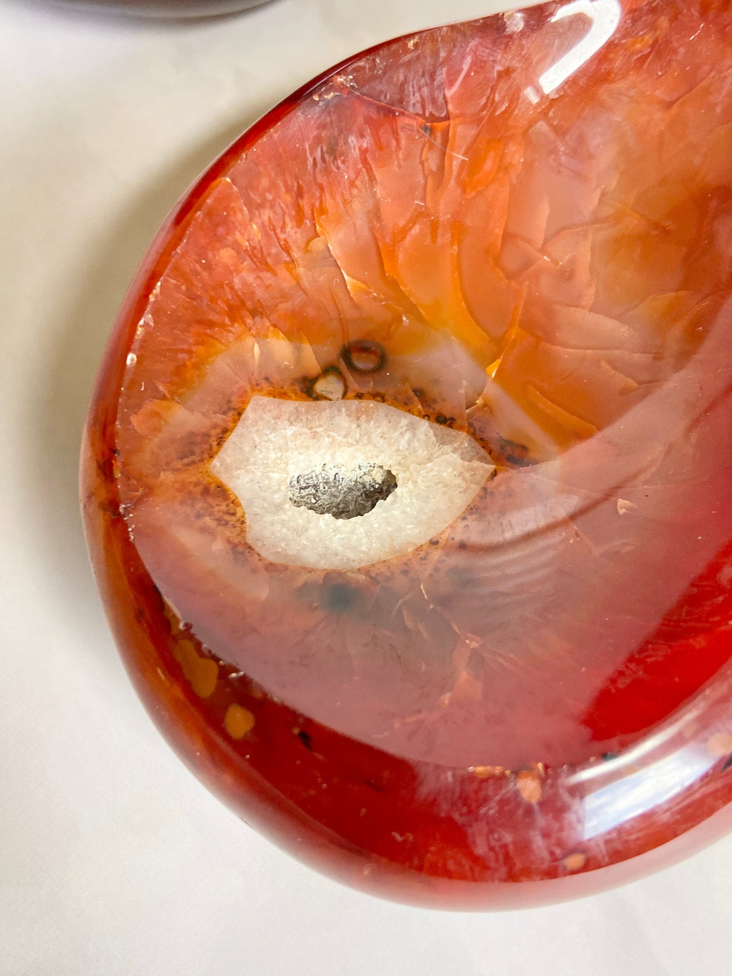 Orange Carnelian Bowl | Stone of Creativity & Opportunity