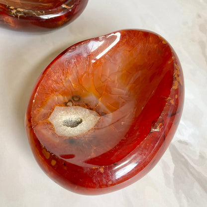 Orange Carnelian Bowl | Stone of Creativity & Opportunity