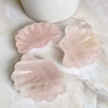 Load image into Gallery viewer, Rose Quartz  Shell Shape Bowl | Stone of love &amp; Self Love
