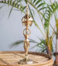 Load image into Gallery viewer, Goddess Figurine Brass Incense Burner

