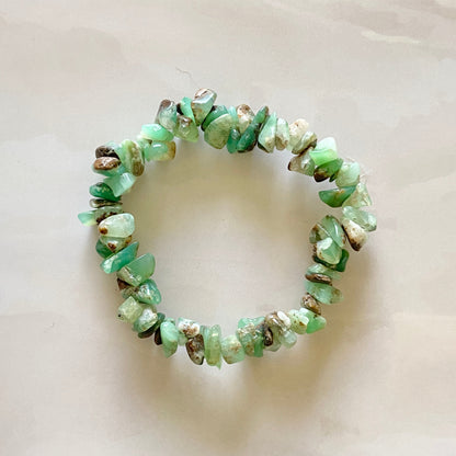 Chrysoprase Chips Bracelet | Fortune & Prosperirty