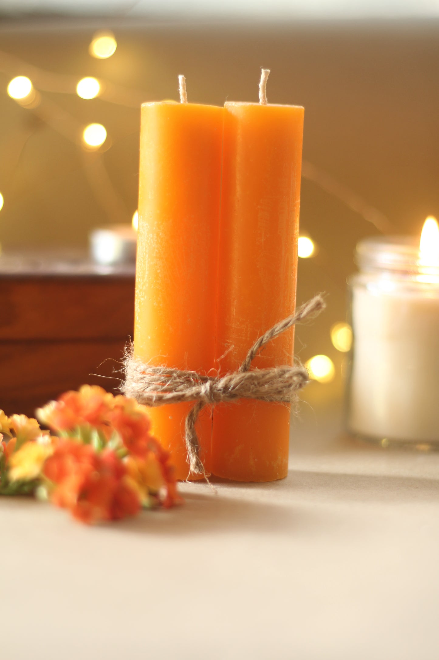 Lilith Spell & Ritual Orange Candle Set of Set of 2 | 5 | 10