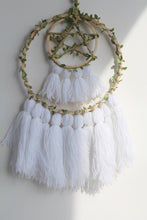 Load image into Gallery viewer, Wall hanging Dreamcatcher with Pentacle Symbol
