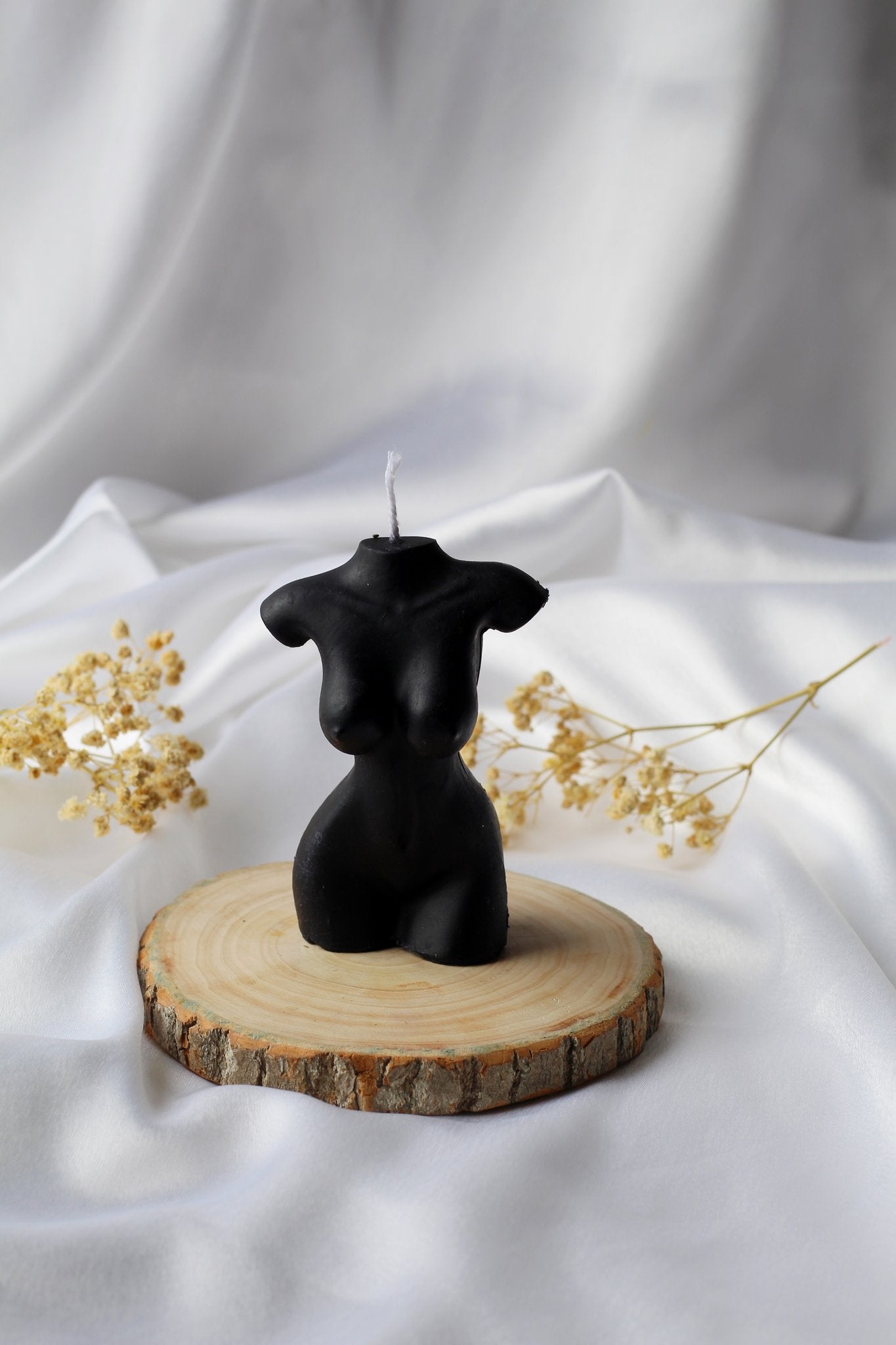 Black Women Torso Soy Scented Candle