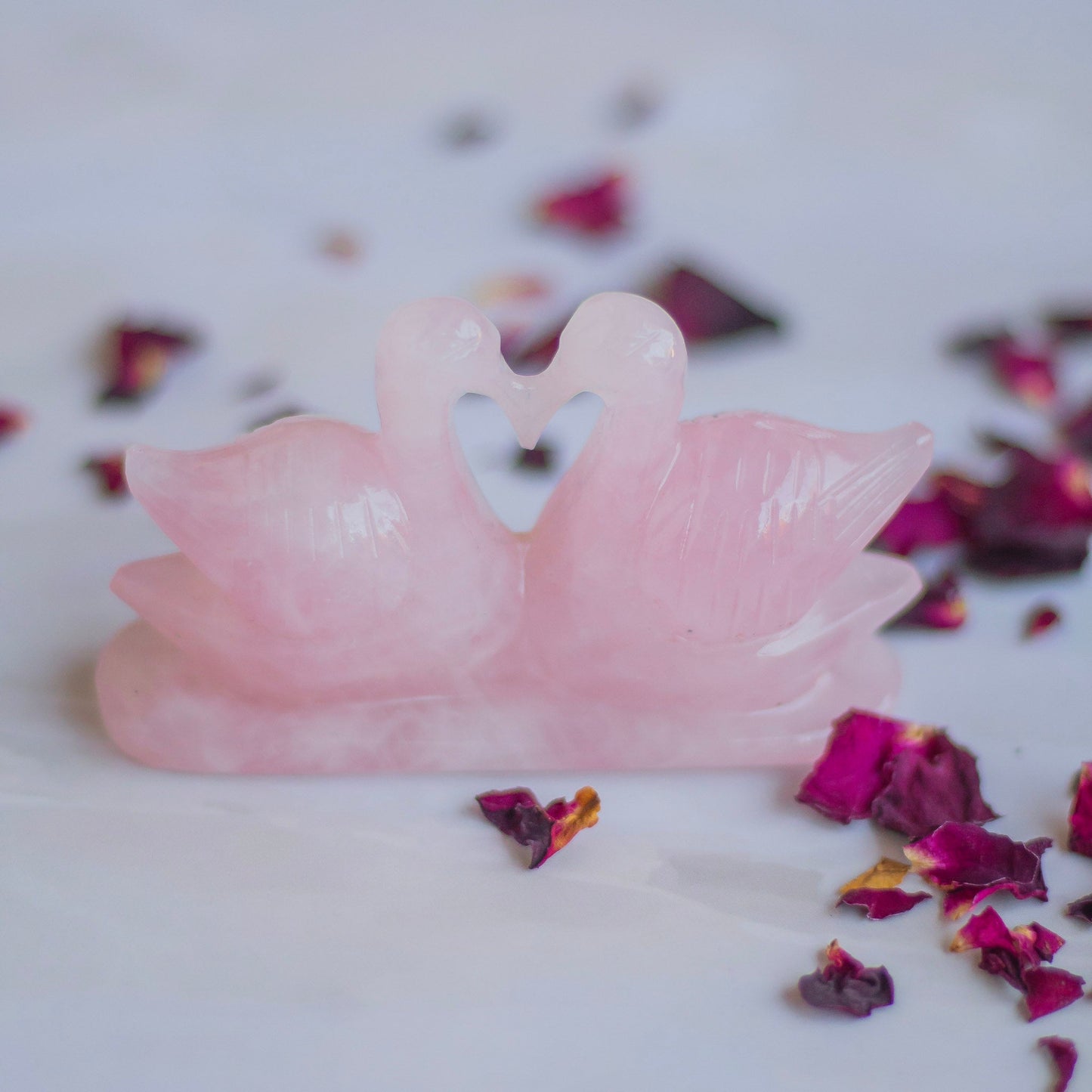 Rose Quartz Duck | Mandarin Duck | Romantic Relationship