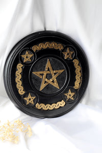 Wooden Pentagram Altar Tile