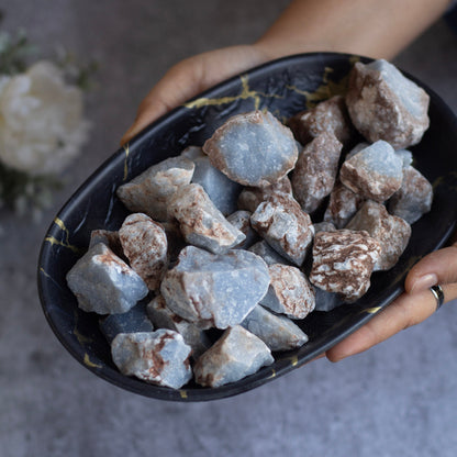 Raw Angelite Stone | Stone to Connect with Spirit Guides