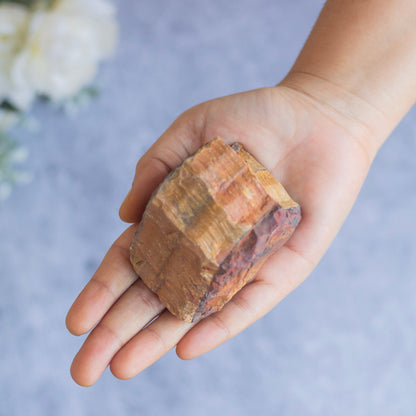 Tiger's eye Raw Chunk - 322 Gm | Protects from psychic attacks
