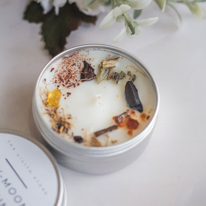 New Moon Beginning Intention Candle | Ritual Candle