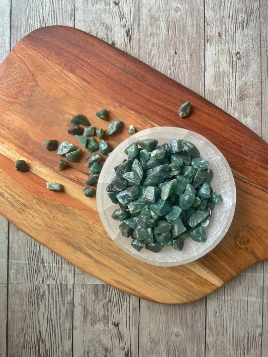 Green Jade Chips - 50 Gm