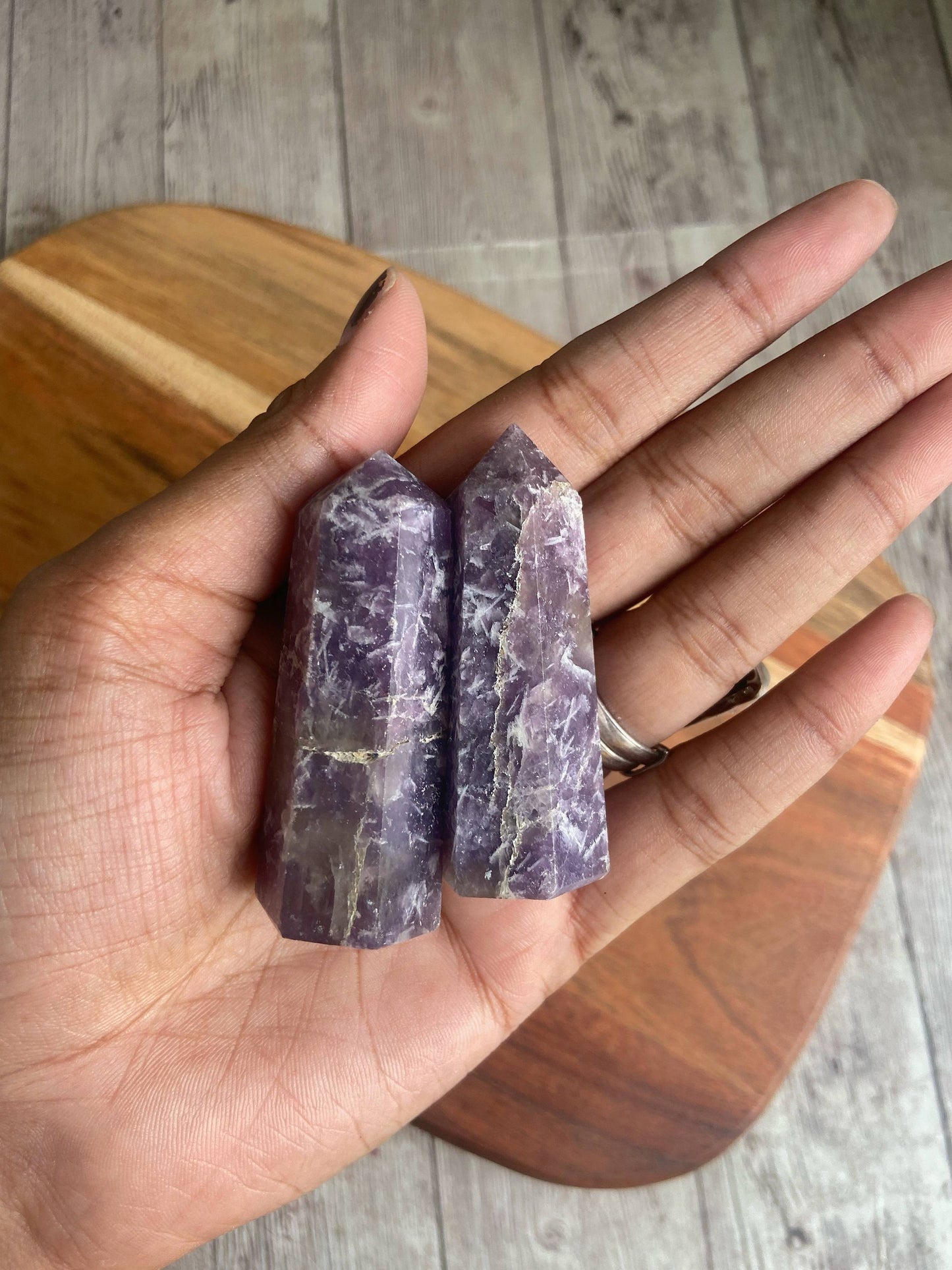 Lepidolite Mini Towers