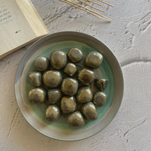 Load image into Gallery viewer, High Quality Pyrite Tumble Stone (Almost size of mini Sphere)
