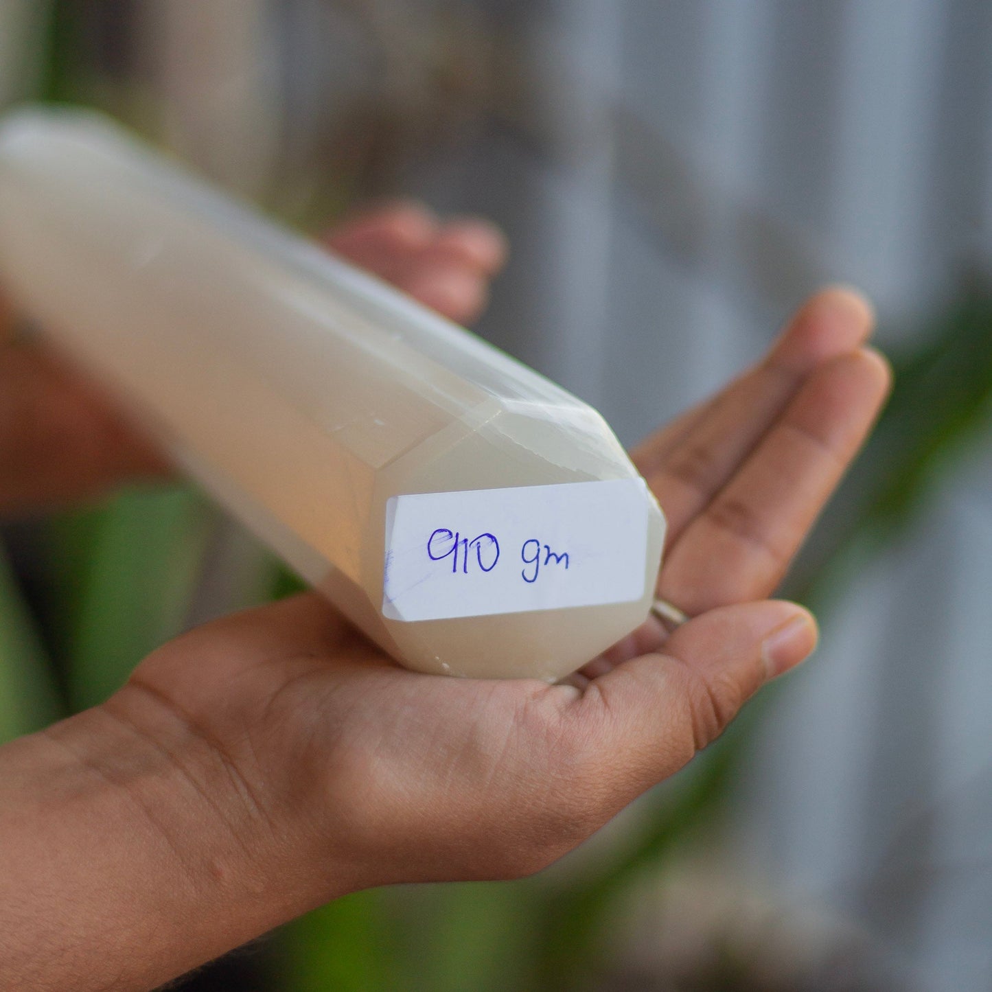 Selenite XXL Tower (Satin Spar Selenite) - 910 Gm | Stone for Spiritual work & Cleansing