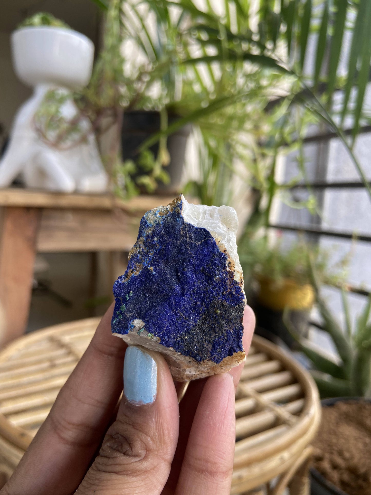 Azurite Raw Cluster - 57 Gm