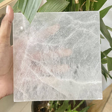Load image into Gallery viewer, Selenite Square Crystal Charging Plate
