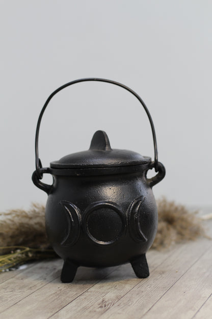 Triple Moon Cast Iron Cauldron