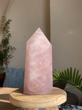 Load image into Gallery viewer, Rose Quartz Point Free form - 1260 Gm
