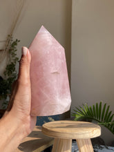 Load image into Gallery viewer, Rose Quartz Point Free form - 1260 Gm
