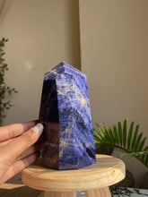 Load image into Gallery viewer, Sodalite Point Free form - 1040 Gm
