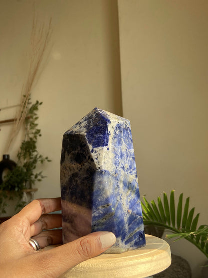 Sodalite Point Free form - 1360 Gm