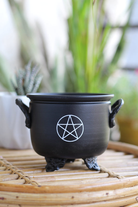 Pentacle Print Cauldron