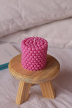 Load image into Gallery viewer, Pearl Irregular Pillar Candle - Pink
