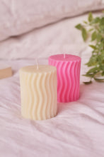 Load image into Gallery viewer, Set of 2 Irregular Pillar Soy Candle
