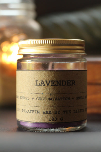 Lavender Scented Candle + Lavender Buds Candle | Candle | Scented Candle | 100 gm