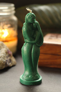 Couple Candle Green