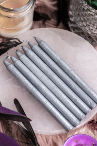 Silver Candle | Spell Work - Set of 25 | 50 | 100 | 200