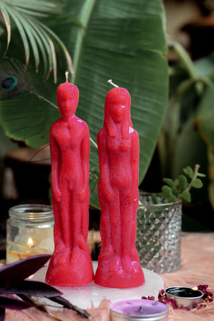 Red Female & Male combo Candle | Voodoo Candle