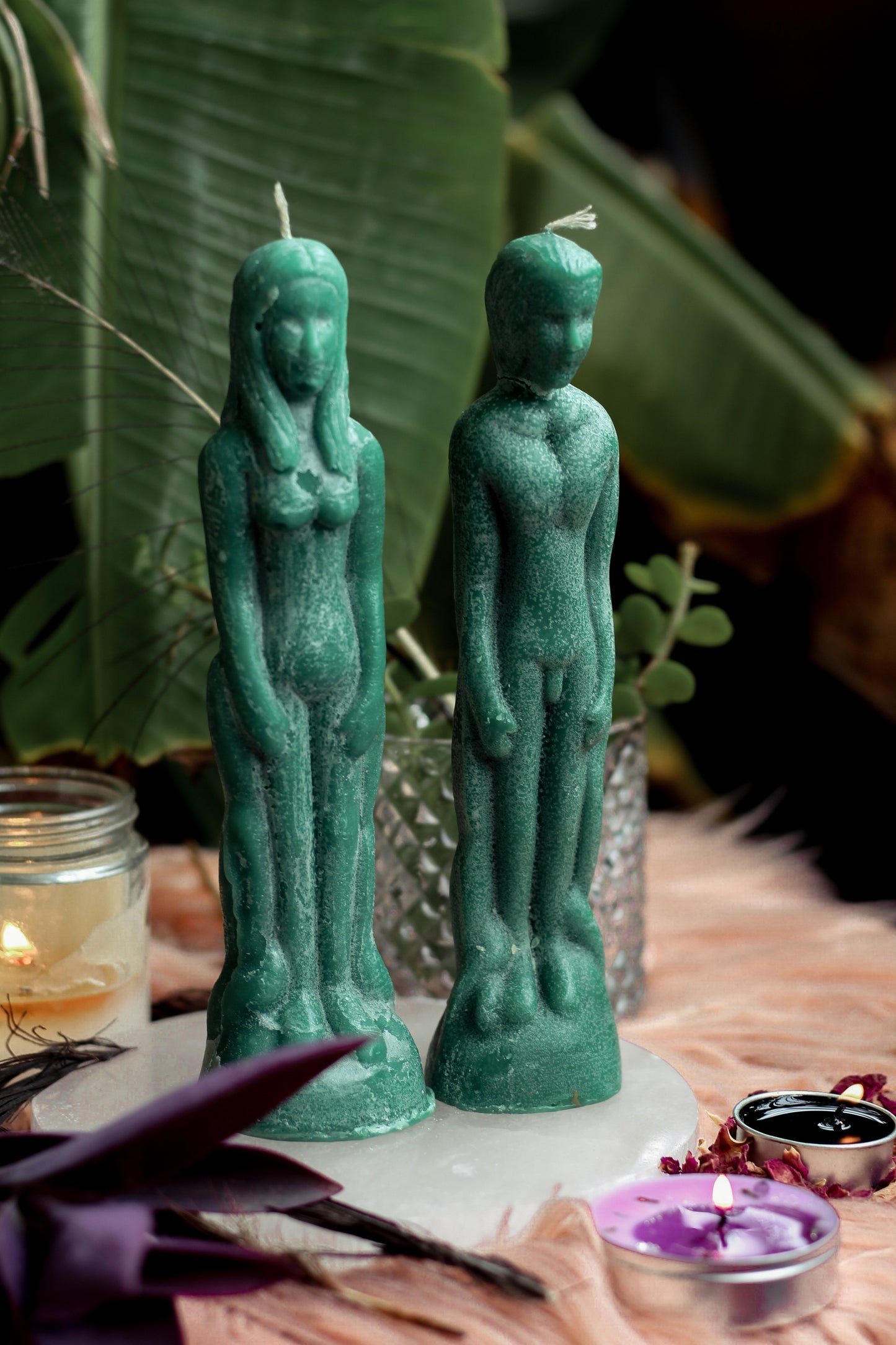 Green Female & Male combo Candle | Voodoo Candle
