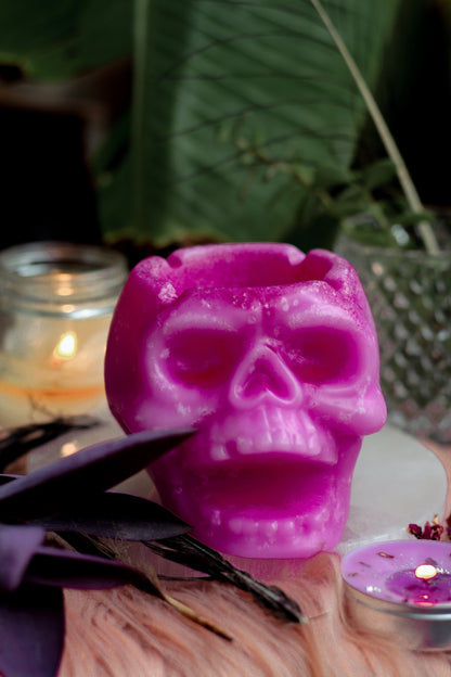 Pink Skull Candle | Voodoo candle | Healing Candle