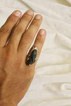Load image into Gallery viewer, Tektite Silver Ring
