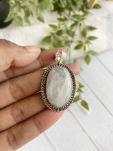 Load image into Gallery viewer, Rainbow Moonstone Oval Pendant
