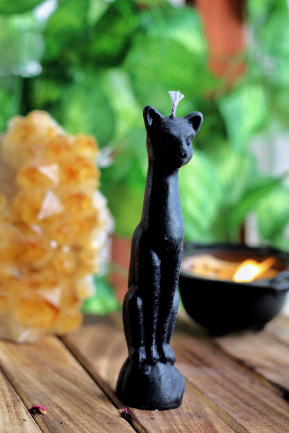 Cat Figure Spell Candle