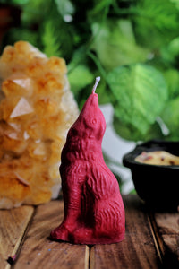Howling Wolf Candle
