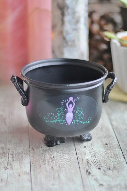 Goddess Gaia Print Cauldron