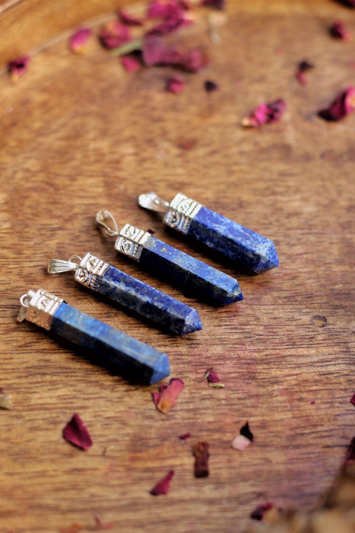 Lapis Lazuli Pencil Pendant