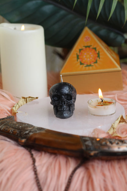 Black Skull Candle | Voodoo candle | Healing Candle