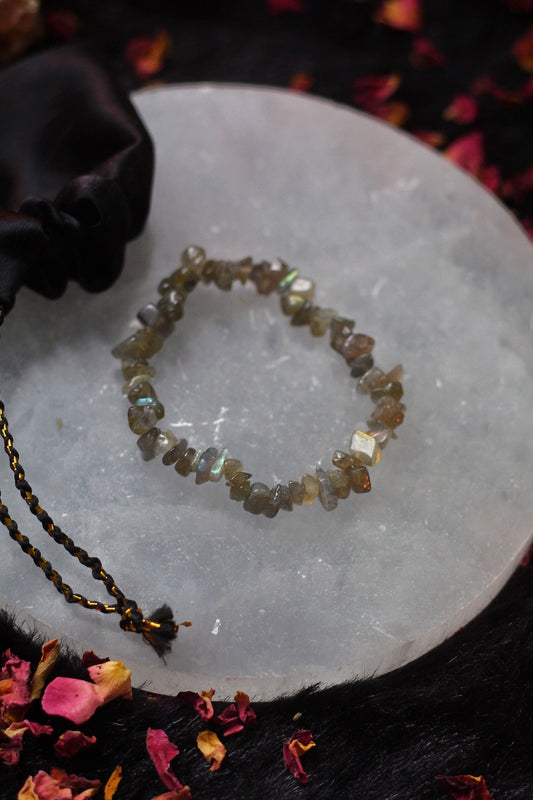 Labradorite Chips Bracelet