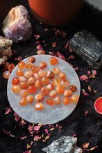 Load image into Gallery viewer, Orange Carnelian Tumble - Pack of 3 Small Stones
